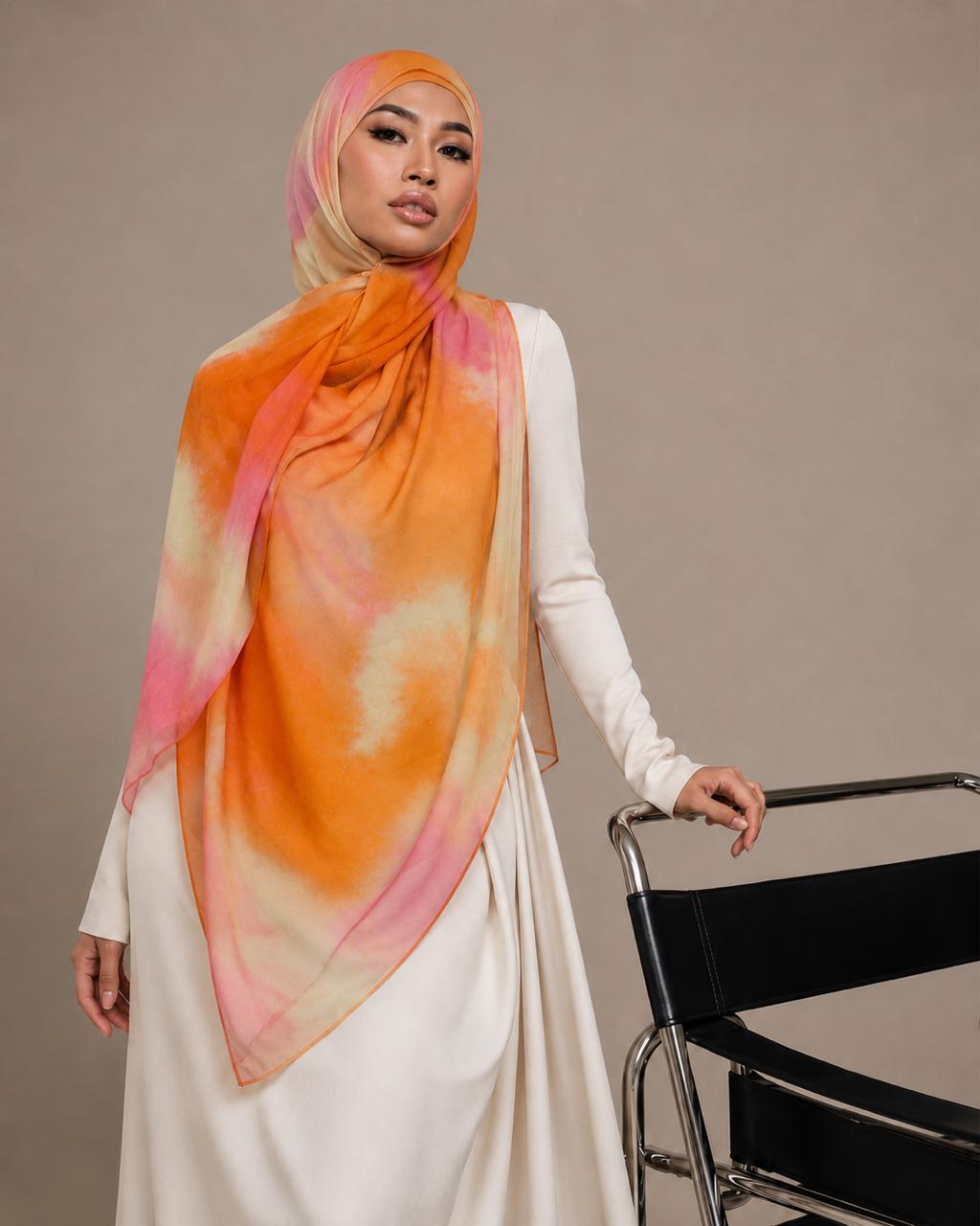 Sunset Sorbet am Model