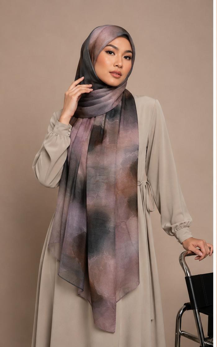 Taupe Rose am Model